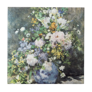 Spring Bouquet van Pierre Renoir,  bloemen Tegeltje