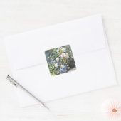 Spring Bouquet van Pierre Renoir, bloemen Vierkante Sticker (Envelop)