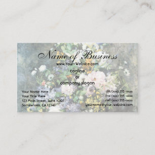 Spring Bouquet van Pierre Renoir,  bloemen Visitekaartje