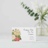 Spring Bouquet Visitekaartjes (Staand voorkant)