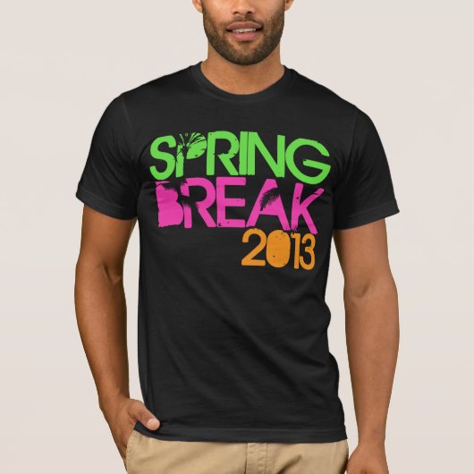 SPRING BREAK 2013 T-Shirt (Voorkant)