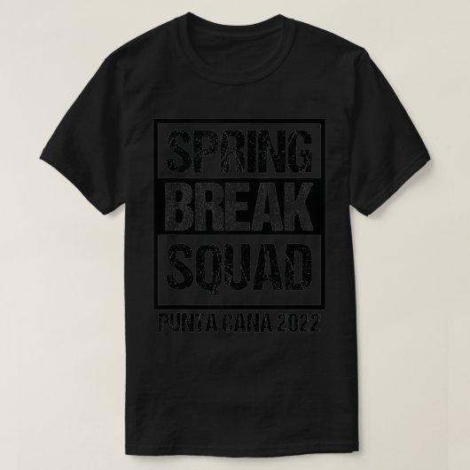 Spring Break 2022 Punta Cana Vacation Beach 1 T-shirt (Design voorkant)