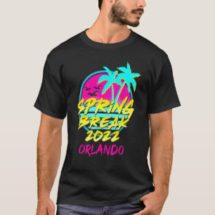 Spring Break 2022 Retro Vintage 80s Orlando Family T-shirt