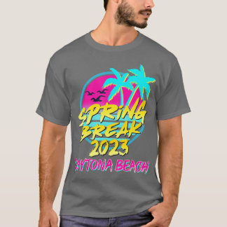 Spring Break 2023 Florida 80s Retro  Dayton T-shirt