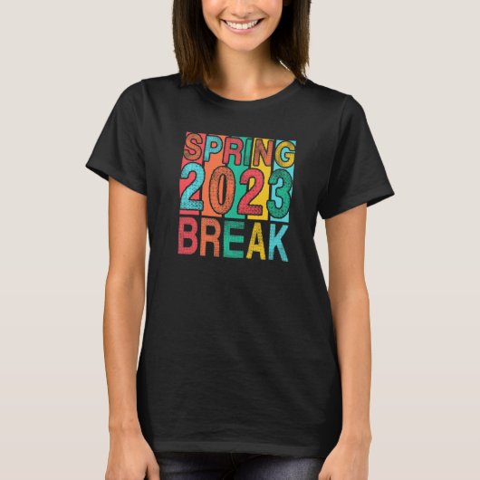 Spring Break 2023 Senior Student School Trip Flori T-shirt (Voorkant)