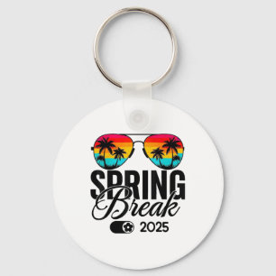 Spring Break 2025 Mode op Retro Sungles Beach Vaca Sleutelhanger