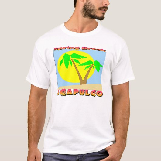 Spring Break Acapulco T-shirt (Voorkant)