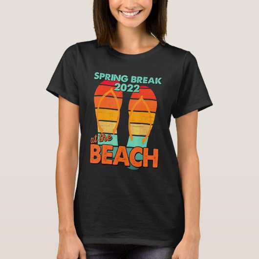Spring Break Beach Sunshine 2022 Cool Flip T-shirt (Voorkant)