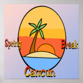 Spring Break Cancun Poster (Voorkant)