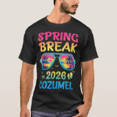 Spring Break Cozumel 2026 Vacation Trip Sungles  T-shirt (Voorkant)