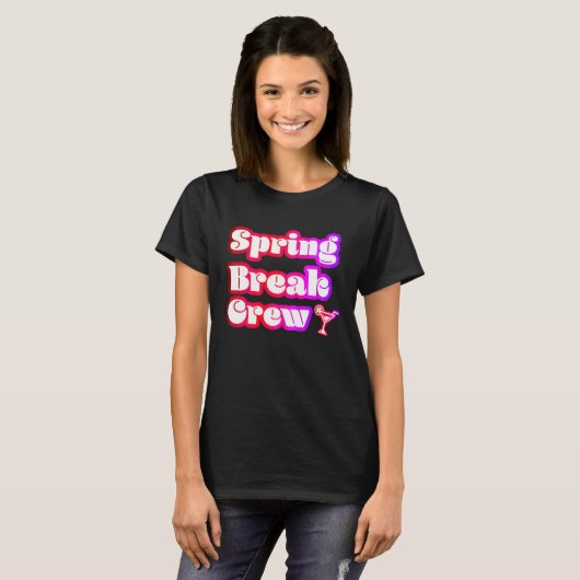 Spring Break Crew Group T-shirt (Voorkant volledig)