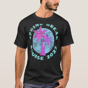 Spring Break Cruise 2022 Island Palm Tree T-shirt