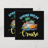 Spring Break Cruise Kaart (Voorkant / Achterkant)