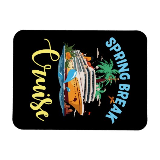 Spring Break Cruise Magneet (Horizontaal)