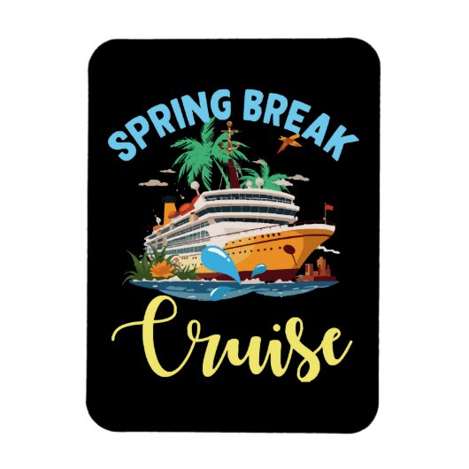 Spring Break Cruise Magneet (Verticaal)