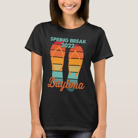 Spring Break Daytona Beach 2022 Cool Flip T-shirt (Voorkant)