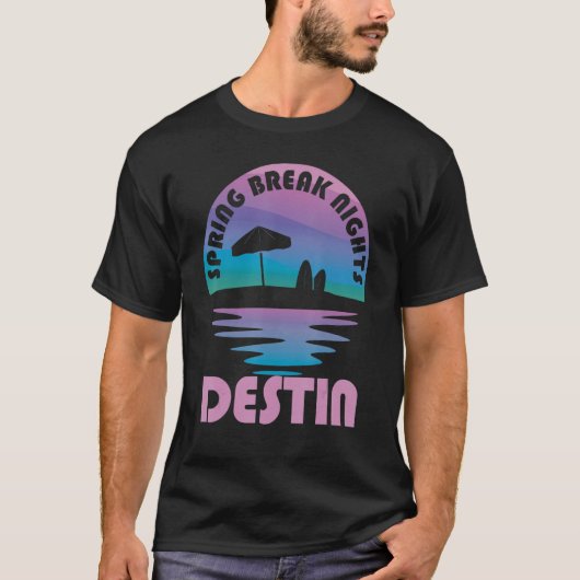 Spring Break Destin Sunset Matching Women T-shirt (Voorkant)