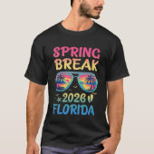 Spring Break Florida 2026 Vacation Trip Sunglasses T-shirt (Voorkant)