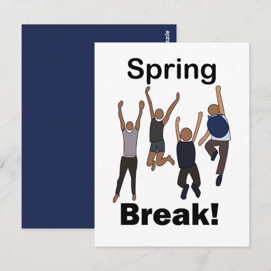 Spring Break Friendship Briefkaart (Voorkant / Achterkant)