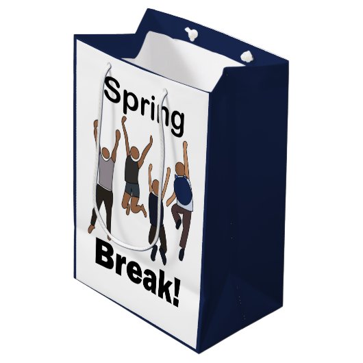 Spring Break Friendship Medium Cadeauzakje (Voorkant Gekanteld)