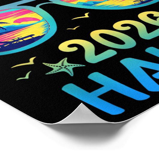 Spring Break Hawaii 2026 Vacation Trip Sungles Poster (Hoek)