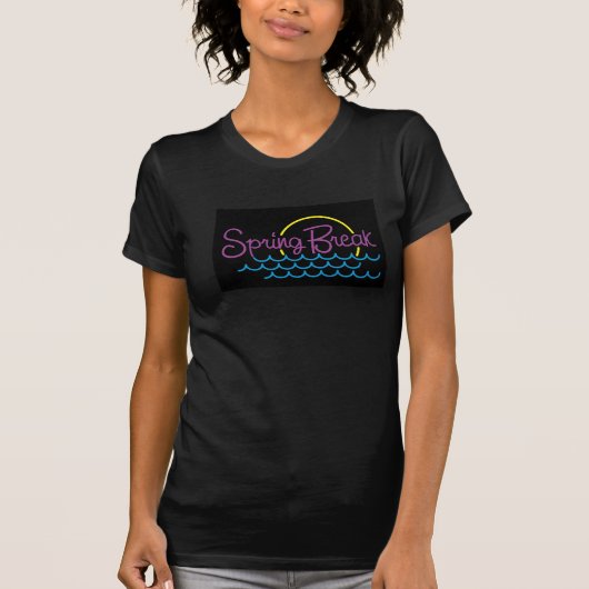 Spring Break in Neon Colors - T-shirt (Voorkant)