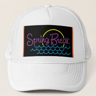 Spring Break in Neon Colors - Trucker Pet