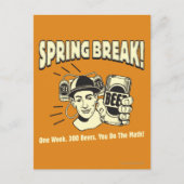 Spring Break: Je doet de Wiskunde Briefkaart (Voorkant)