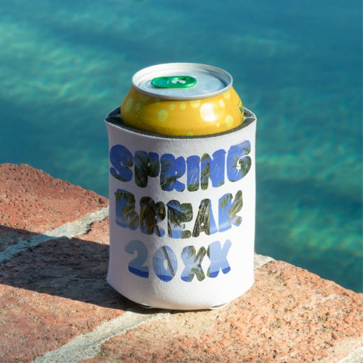 Spring Break Koelbox - Custom Minimalist Koozie (Insitu Zwembad)