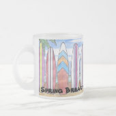 SPRING BREAK mok (gefronst glas) (Links)