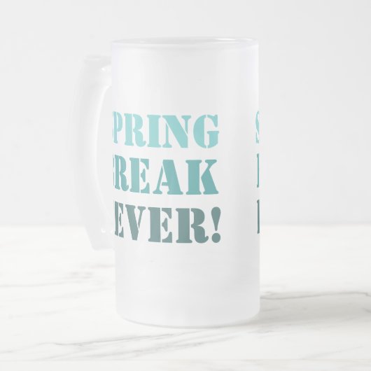 SPRING BREAK mok (glas) (Voorkant links)