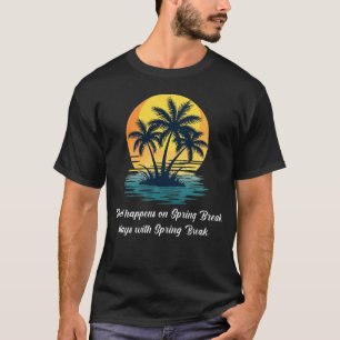 Spring Break Palm Tree Party T-shirt