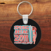 Spring Break Panama City Beach Sleutelhanger (Voorkant)