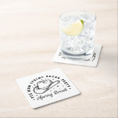 Spring break party cowboy pet kartonnen onderzetters (Insitu)