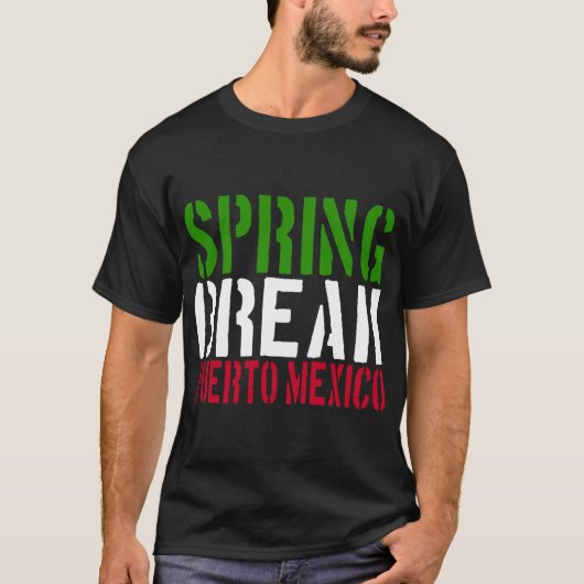 Spring Break Puerto Meico 22 Jump Street T-shirt (Voorkant)