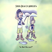 Spring Break Raamsticker (Vel 3)