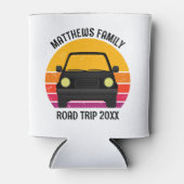 Spring Break Road Trip Sunset Customized Blikjeskoeler (Voorkant)