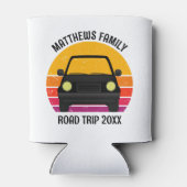 Spring Break Road Trip Sunset Customized Blikjeskoeler (Achterkant)