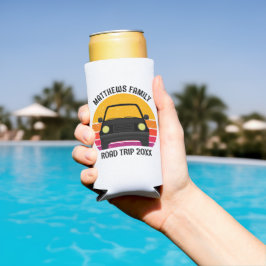 Spring Break Road Trip Sunset Customized Seltzer Blikjeskoeler