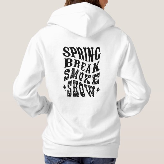 Spring Break Rook Show Westerne Stijl Boho Hoodie (Achterkant)