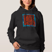 Spring Break Senior Class Student School Trip Flor Hoodie (Voorkant)