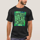 Spring Break Senior Class Student School Trip Flor T-shirt (Voorkant)