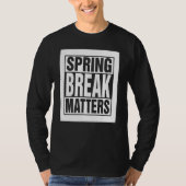Spring Break Senior Class Student School Trip Flor T-shirt (Voorkant)