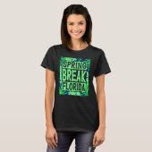 Spring Break Senior Class Student School Trip Flor T-shirt (Voorkant volledig)