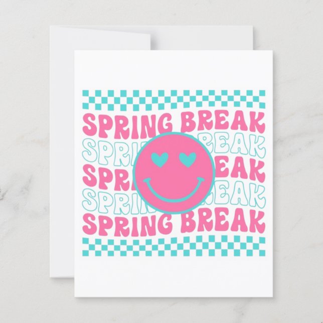 Spring Break Smiley Design (Voorkant)