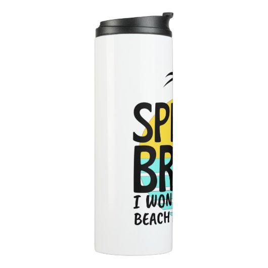 Spring Break Spring Season Thermosbeker (Gedraaid links)