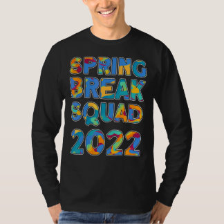 Spring Break Squad 2022 Matching Group Tie Dye T-shirt