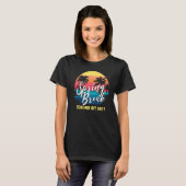 Spring Break Squad 2022 Retro Spring Break Teacher T-shirt (Voorkant volledig)