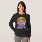 Spring Break Squad 2022 Retro Spring Break Teacher T-shirt (Voorkant volledig)