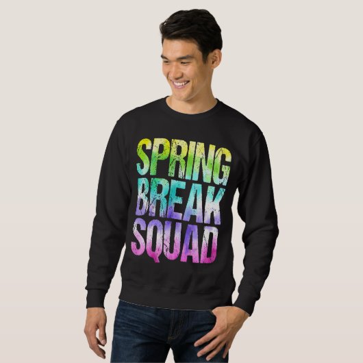 Spring Break Squad Matching Groep  Pastel T Trui (Voorkant volledig)